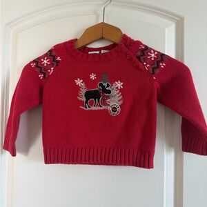 Sonoma Moose Crossing Sweater 24 Months 100% Cotton